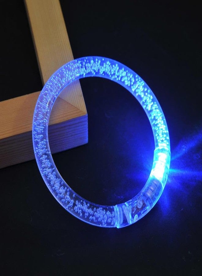 SQUICKLE Glow In The Dark LED Bracelets | Light Up Bracelets Glow Sticks | Neon Party Supplies For Kids And Adults | Light Up Toys Halloween Party Favors (Multicolor) (4) - Image 1